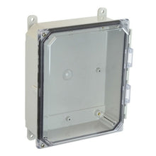 8 Inch Width Window JIC Size Polycarbonate Enclosure with Clear Covers AMP1082CCH
