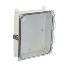 8 Inch Width Snap Window JIC Size Polycarbonate Enclosure with Clear Covers AMP1082CCL