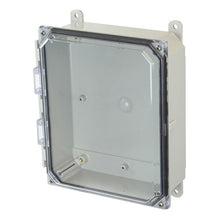 2 Inch Depth Wall Mount Polycarbonate Enclosure with Clear Covers AMP1082CC