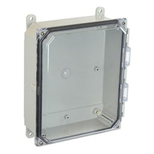 2 Inch Depth Wall Mount Polycarbonate Enclosure with Clear Covers AMP1082CC