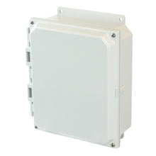 10 Inch Height Solid Wall Mount POLYLINE AMP Series JIC Size Polycarbonate Enclosure AMP1082F