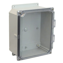 NEMA 4X JIC Size Polycarbonate Enclosure with Clear Covers AMP1084CCF