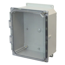 NEMA 4X Window Wall Mount Fiberglass Non Metallic Enclosure AMP1084CCHF