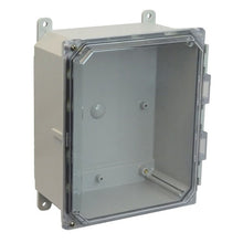 1 Door Screw Window Polycarbonate Enclosure with Clear Covers AMP1084CCH