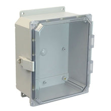4 Inch Depth Snap Wall Mount JIC Size Polycarbonate Enclosure with Clear Covers AMP1084CCNLF