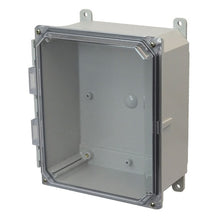 4 Inch Depth Screw Wall Mount Polycarbonate Enclosure with Clear Covers AMP1084CC