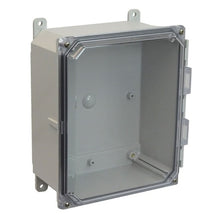 4 Inch Depth Screw Wall Mount Polycarbonate Enclosure with Clear Covers AMP1084CC