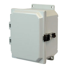 10 Inch Height Snap Padlocking POLYLINE AMP Series JIC Size Polycarbonate Enclosure AMP1084LF
