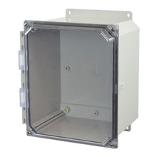 10 Inch Height Polycarbonate Enclosure with Clear Covers AMP1086CCF