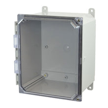 6 Inch Depth Screw Window Polycarbonate Enclosure with Clear Covers AMP1086CCH