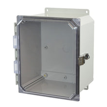 6 Inch Depth Snap JIC Size Polycarbonate Enclosure with Clear Covers AMP1086CCLF