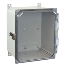 10 Inch Height Snap Polycarbonate Enclosure with Clear Covers AMP1086CCL