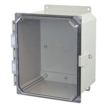 6 Inch Depth JIC Size Polycarbonate Enclosure with Clear Covers AMP1086CCNLF