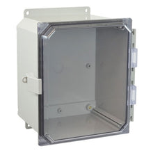 6 Inch Depth JIC Size Polycarbonate Enclosure with Clear Covers AMP1086CCNLF