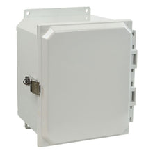 10 Inch Height Stainless Steel Lockable Snap Latch Polycarbonate  Enclosure AMP1086LF