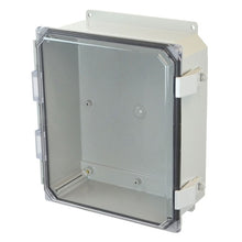 4 Inch Depth Window JIC Size Polycarbonate Enclosure with Clear Covers AMP1204CCNLF