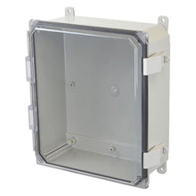 10 Inch Height Snap Polycarbonate Enclosure with Clear Covers AMP1204CCNL