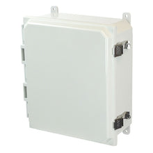 10 Inch Width Stainless Steel Lockable Snap Latch Non Metallic Enclosure AMP1204L
