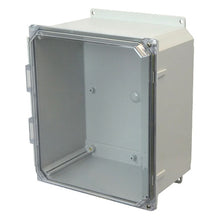 12 Inch Height Window Wall Mount Polycarbonate Enclosure with Clear Covers AMP1206CCHF