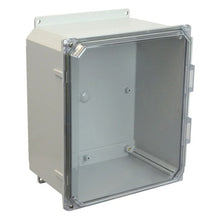 12 Inch Height Window Wall Mount Polycarbonate Enclosure with Clear Covers AMP1206CCHF