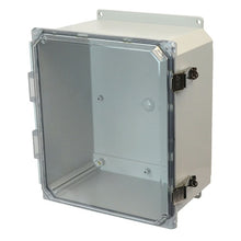 10 Inch Width POLYLINE AMP Series JIC Size Polycarbonate Enclosure with Clear Covers AMP1206CCLF