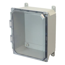 1 Door Screw JIC Size Fiberglass Enclosure with Clear Covers AMU1084CCH