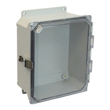 1 Door JIC Size Fiberglass Enclosure with Clear Covers AMU1084CCLF