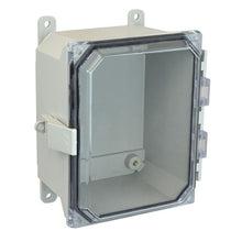 1 Door ULTRALINE AMU Series JIC Size Fiberglass Enclosure with Clear Covers AMU1084CCNL