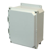 NEMA 4X Screw Wall Mount Fiberglass Non Metallic Enclosure AMU1084F