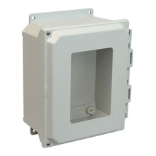 4 Inch Depth Screw Wall Mount Fiberglass Enclosure AMU1084HWF