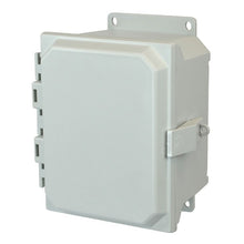 4 Inch Depth Nonmetallic Snap Latch Fiberglass Enclosure AMU1084NLF