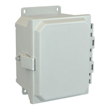 4 Inch Depth Nonmetallic Snap Latch Fiberglass Enclosure AMU1084NLF
