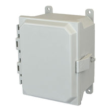 1 Door Nonmetallic Snap Latch Hinged Cover Fiberglass Enclosure AMU1084NL