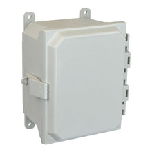 1 Door Nonmetallic Snap Latch Hinged Cover Fiberglass Enclosure AMU1084NL