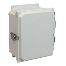 10 Inch Height ULTRALINE AMU Series JIC Size Fiberglass Enclosure AMU1084TF