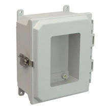 NEMA 4X ULTRALINE AMU Series JIC Size Fiberglass Enclosure with Windows AMU1084TW