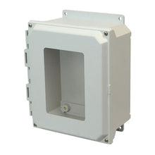 NEMA 4X Screw Wall Mount JIC Size Fiberglass Enclosure AMU1084WF