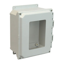 NEMA 4X Screw Wall Mount JIC Size Fiberglass Enclosure AMU1084WF