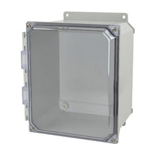 6 Inch Depth Fiberglass Enclosure with Clear Covers AMU1086CCF