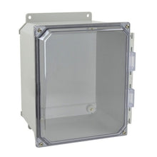6 Inch Depth Fiberglass Enclosure with Clear Covers AMU1086CCF