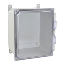 10 Inch Height Screw Window Fiberglass Enclosure with Clear Covers AMU1086CCH