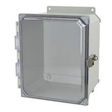 1 Door Window ULTRALINE AMU Series JIC Size Fiberglass Enclosure with Clear Covers AMU1086CCLF