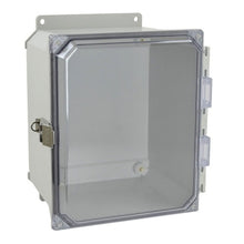 1 Door Window ULTRALINE AMU Series JIC Size Fiberglass Enclosure with Clear Covers AMU1086CCLF