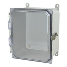 NEMA 4X Snap Fiberglass Enclosure with Clear Covers AMU1086CCL