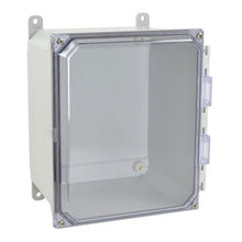 NEMA 4X Window JIC Size Fiberglass Enclosure with Clear Covers AMU1086CC