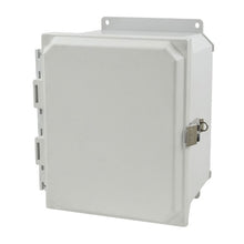 8 Inch Width Metal Snap Latch ULTRALINE AMU Series JIC Size Fiberglass Enclosure AMU1086LF