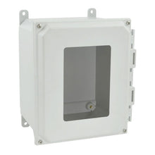 8 Inch Width ULTRALINE AMU Series JIC Size Fiberglass Enclosure AMU1086W