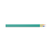 2 Fiber Riser OM4 Teraflex BR 50/125µm Fiber Optical Interconnect Cable Zip Aqua C3002PG01
