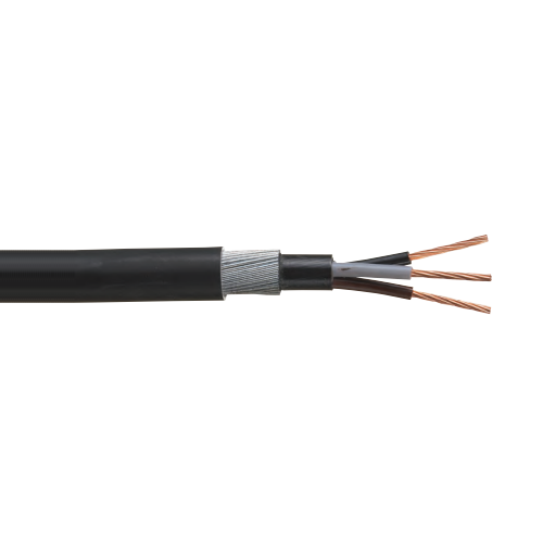 1.50mm 3C Stranded Bare Copper Unshielded XLPE LSF 600/1000V Power Control Cable