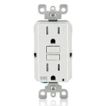 Leviton 15A 125V Tamper Resistant SmartlockPro GFCI Receptacle White GFWT1-W